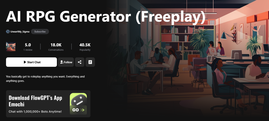AI RPG Generator Freeplay AI RPG Generator Freeplay