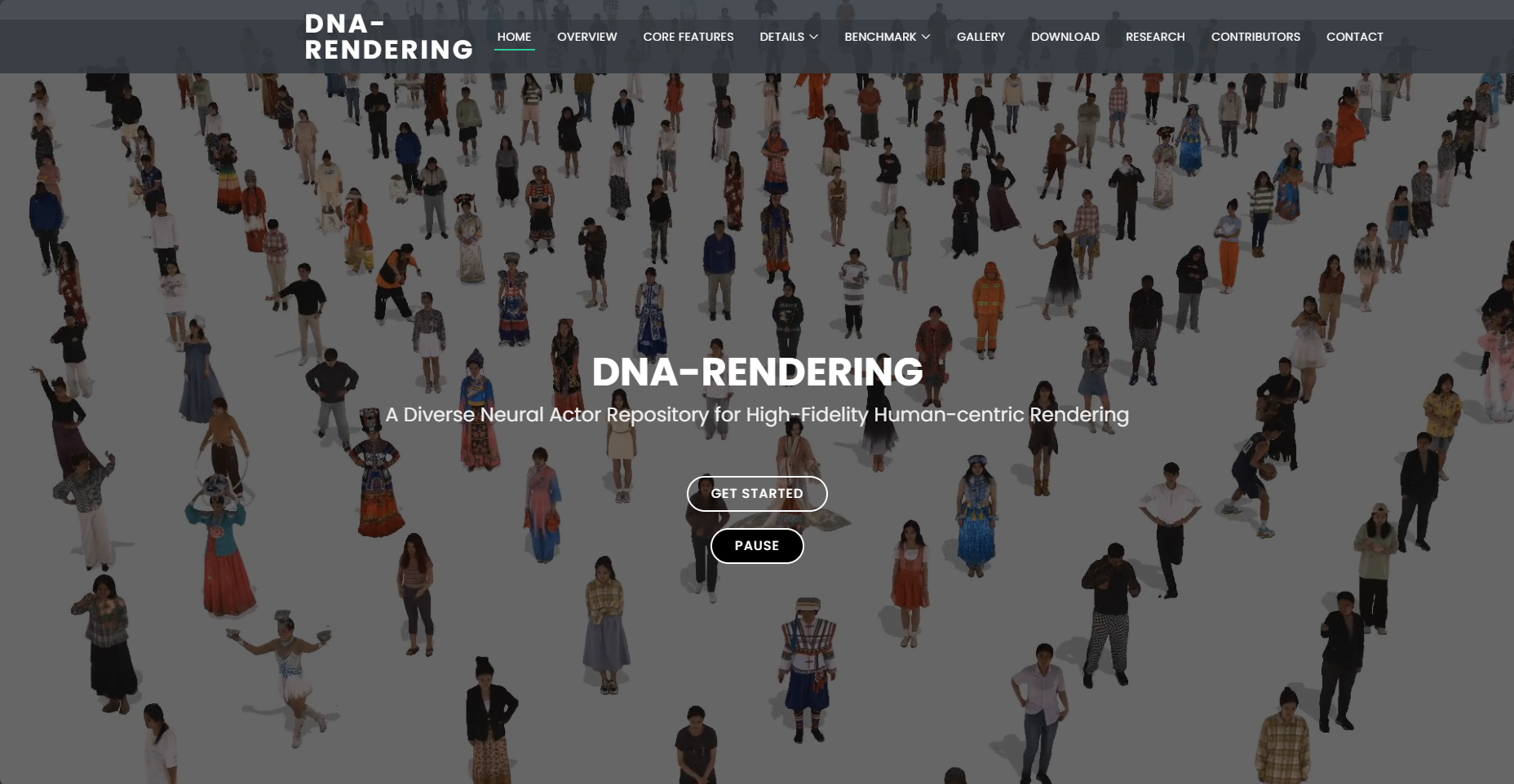 DNA-RENDERING数字人库 DNA-RENDERING数字人库