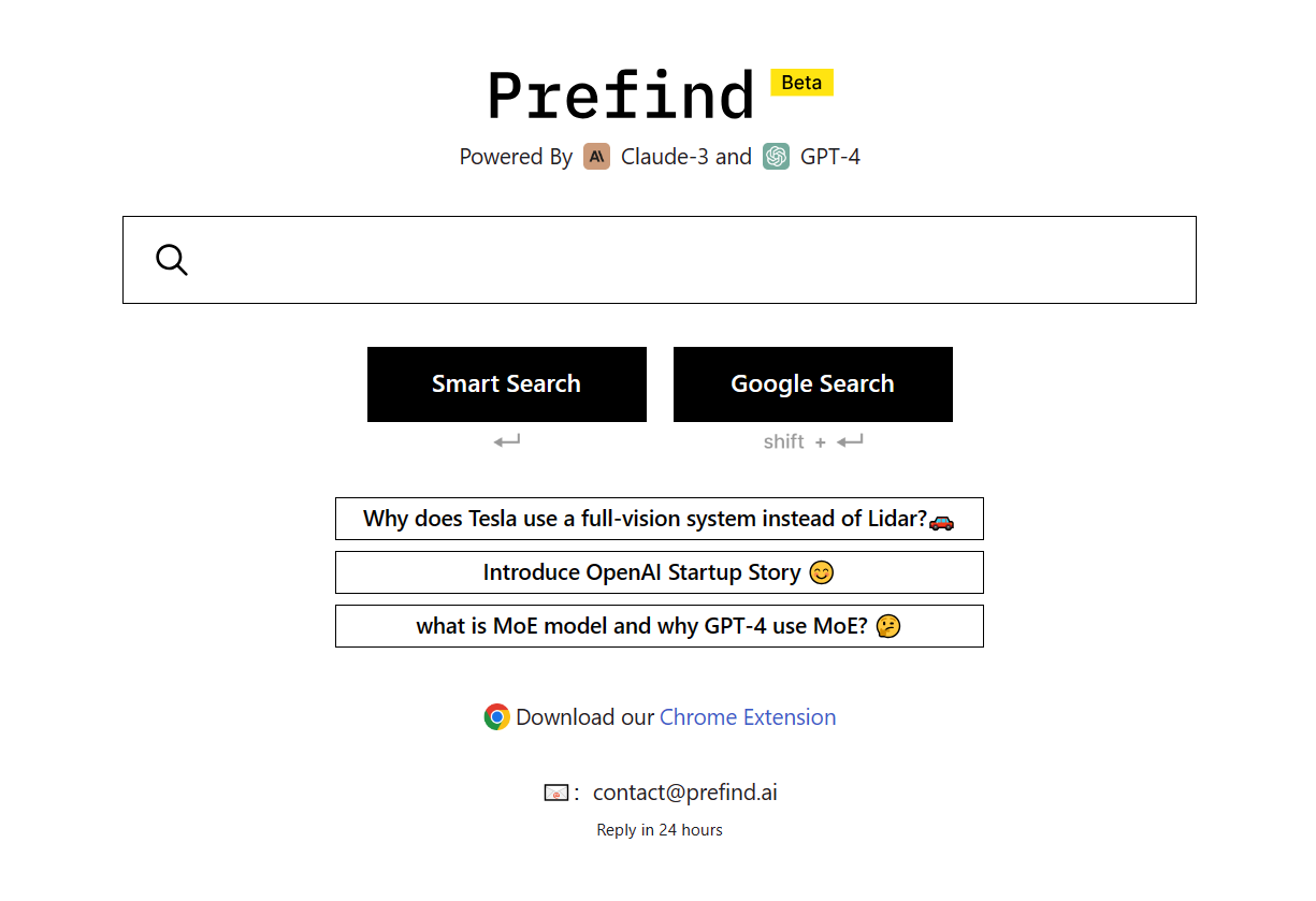 Prefind Prefind