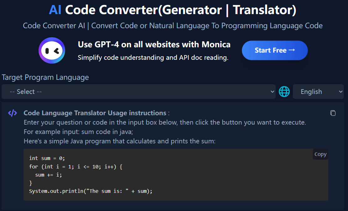 AI Code Converter AI Code Converter